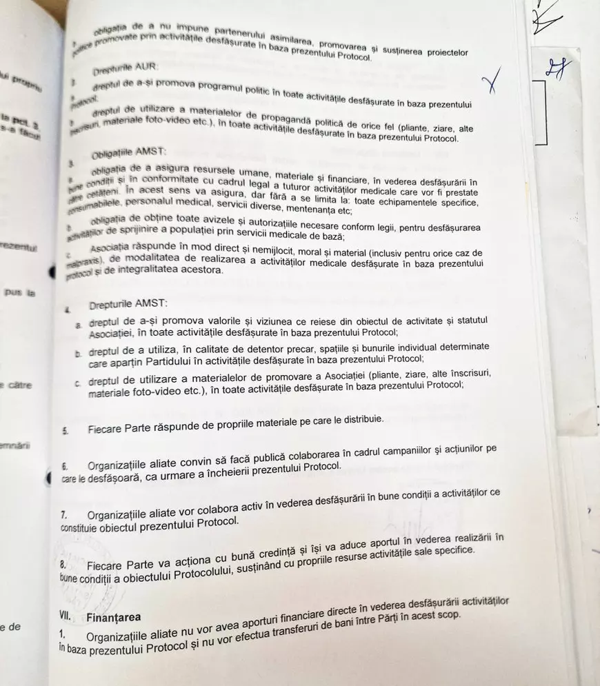 Dosarul mitei electorale la AUR, deschis în 2023, e tot la Parchet. ONG-ul „medical” asociat cu partidul are sediul într-un fost restaurant, laolaltă cu firmele unui consilier local de la sectorul 3