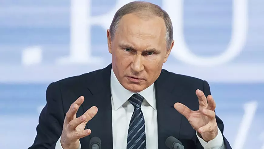 Vladimir Putin, nervos, se stramba si gesticuleaza