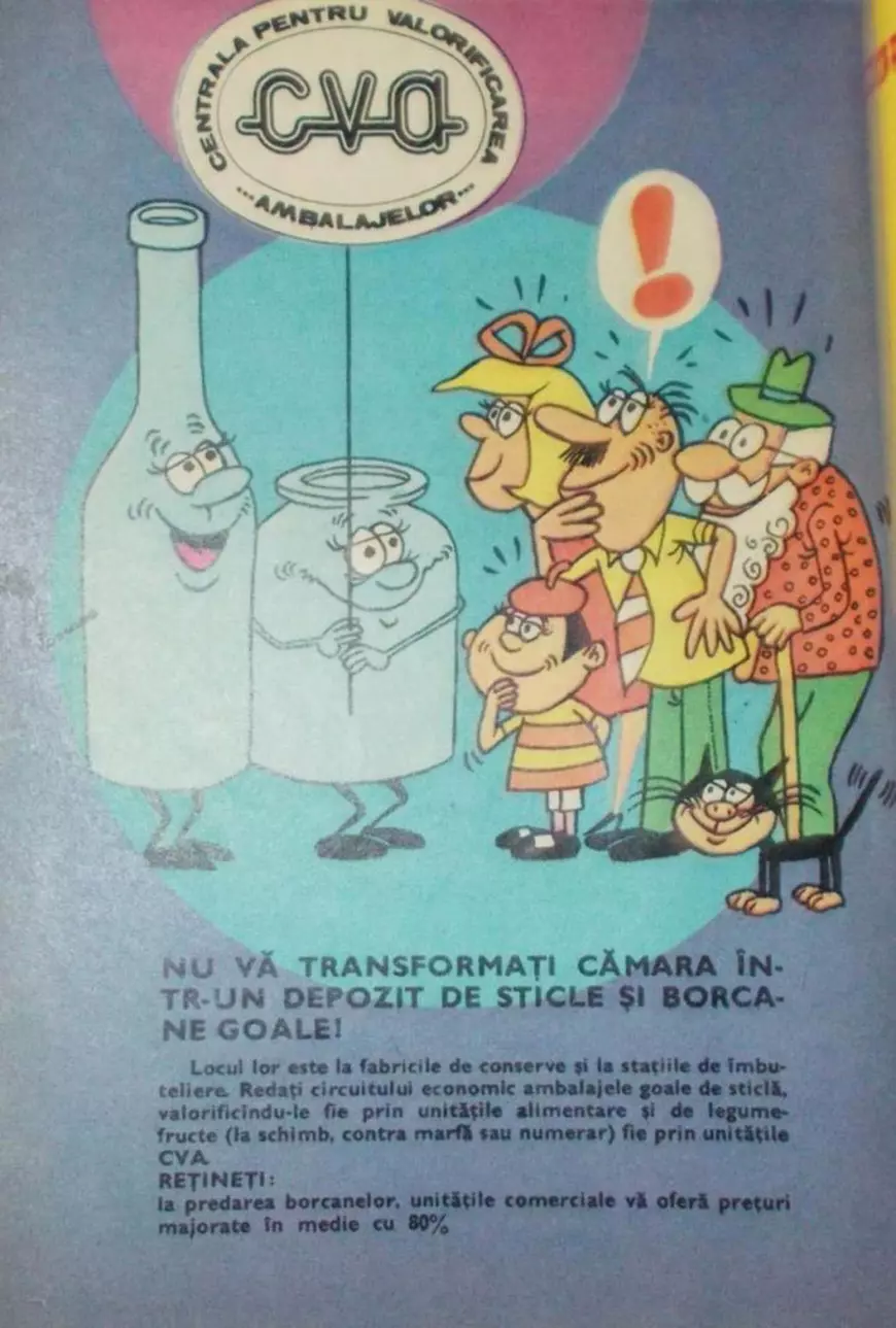 Reciclarea în România lui Ceaușescu. Cei trei „R” ai propagandei socialiste: recuperare, recondiționare, refolosire - obsesia economiei centralizate. Normele impuse unităților de miliție