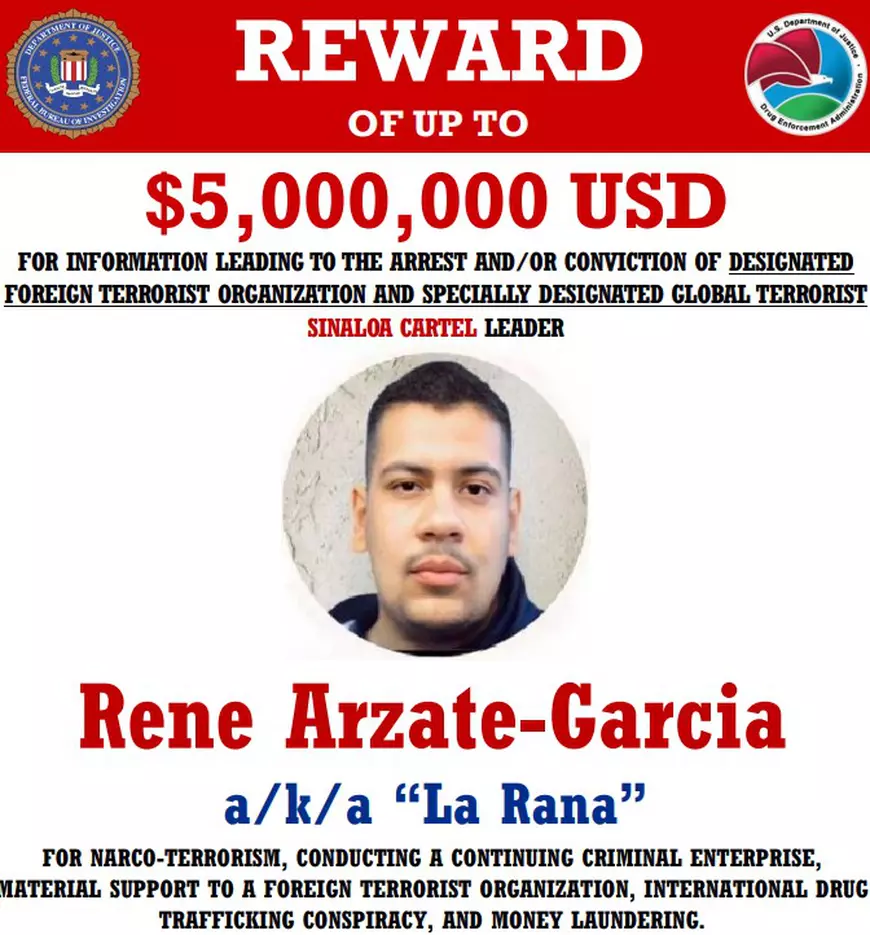 Infractorul pentru care FBI oferă 5.000.000 de dolari recompensă. Cine este René Arzate-García, zis și „Broasca”
