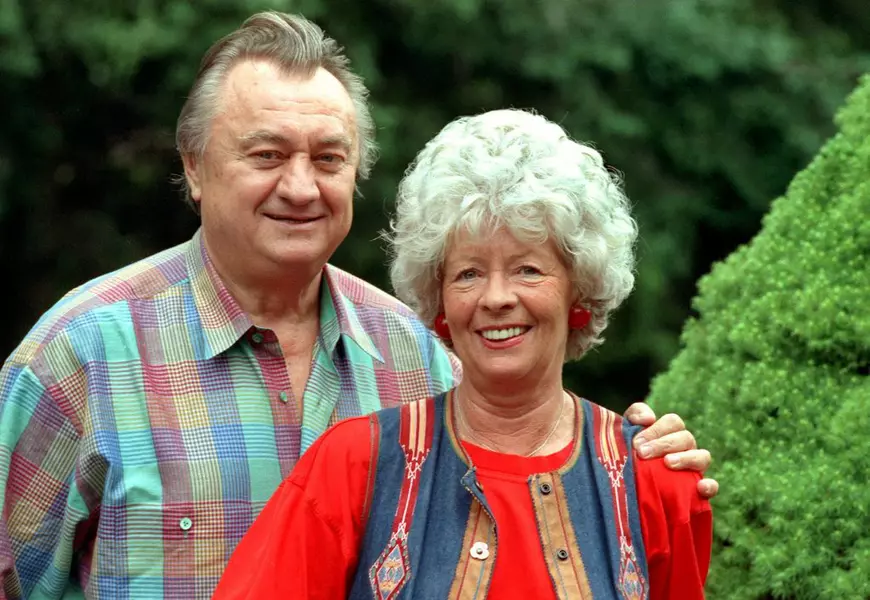 Jupp Posipal alături de soția sa Gisela în 1992. Foto: Getty Images