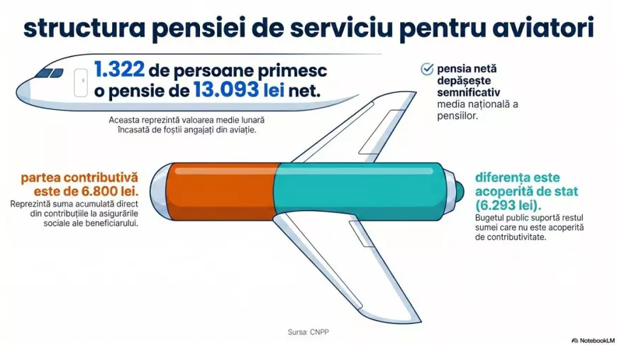 Poza pentru articolul Cine sunt românii cu pensii de top despre care nu vorbește nimeni: 1.300 de persoane încasează de la stat o medie de 13.000 de lei pe lună