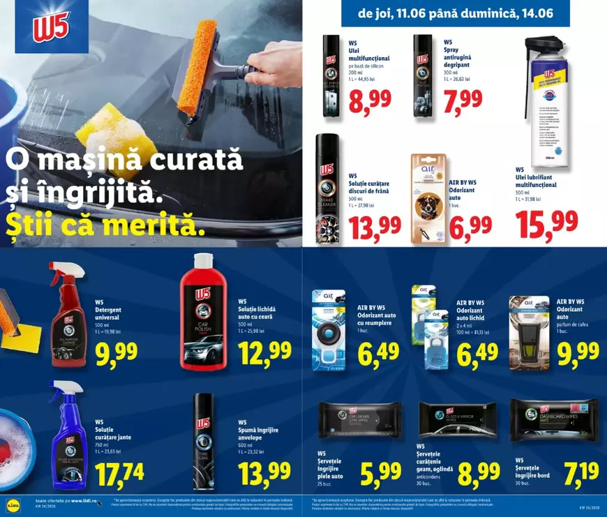 Lidl vinde cu 12,99 lei un articol obligatoriu pentru toți șoferii care-și iubesc mașinile. Va fi disponibil din 11 iunie