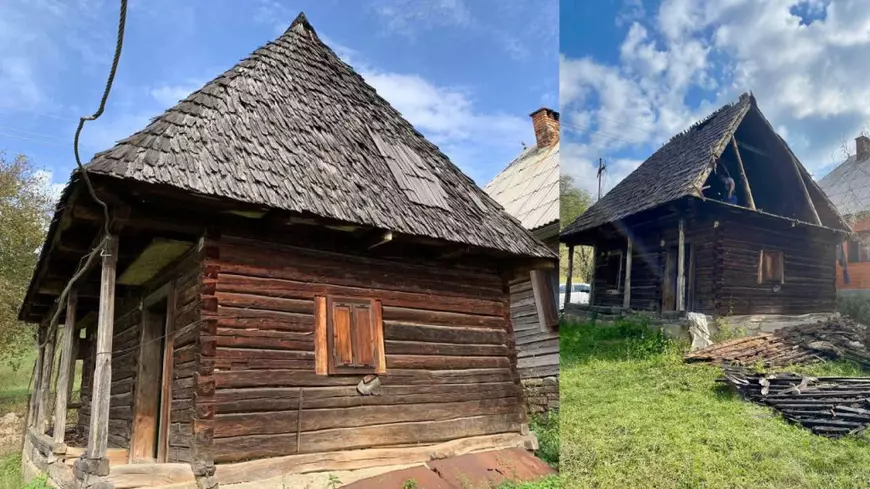Casa veche de 100 de ani din Maramures, de vânzare