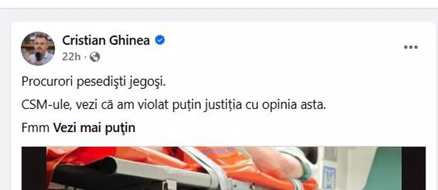 Cristian Ghinea, artizanul PNRR-ului României, reclamat de CSM la Inspecția Judiciară pentru cuvintele adresate DIICOT