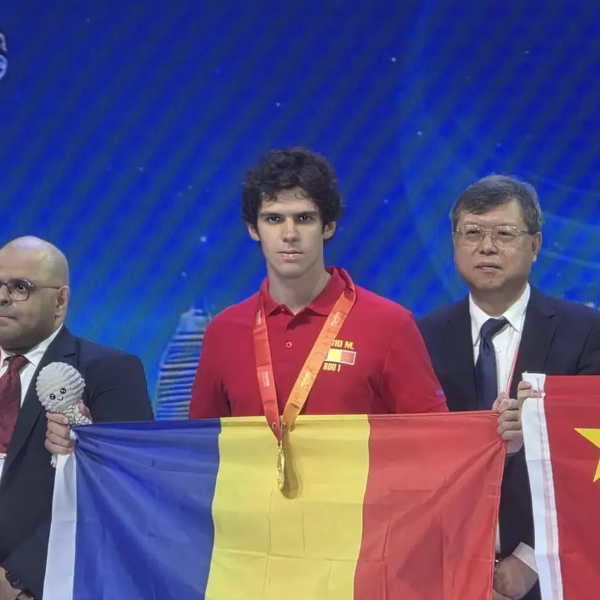 David Mărghidan, singurul român medaliat cu aur la Olimpiada internațională de matematică în 2026: „M-am simțit eliberat când am aflat” 
