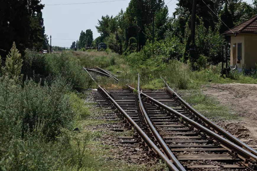 Gara Progresul a fost demolată. În viitor aici o să fie un nod intermodal cu trenuri și metrou, plus parcare. Foto: Vlad Chirea (Libertatea)