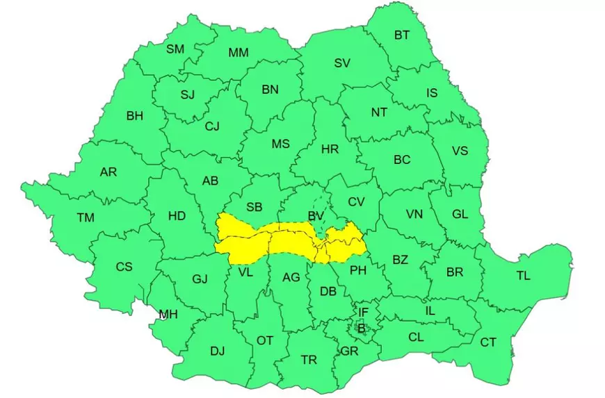 ANM a emis noi avertizări meteo cod galben și portocaliu: 7 județe sunt azi sub alertă de căldură extremă, de mâine revin ploile
