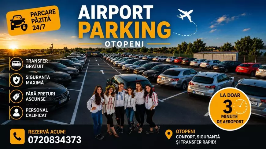 Ghid pentru parcarea la aeroport: cum îți lași mașina în siguranță când pleci în călătorie