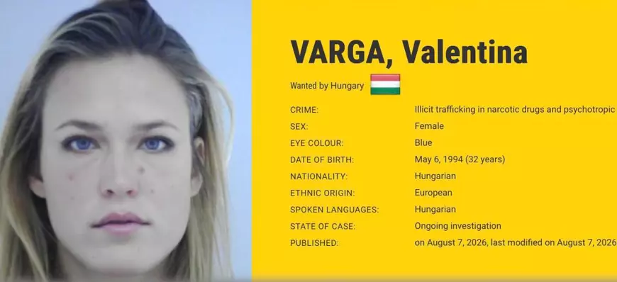 O tânără blondă și cu ochi albaștri a fost pusă pe lista celor mai vânați fugari din Europa. Cine e Valentina Varga și de ce e căutată