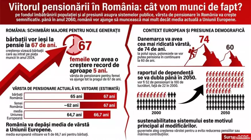 Românii vor ieși la pensie la 67 de ani, cele mai afectate vor fi femeile: când se schimbă radical legea