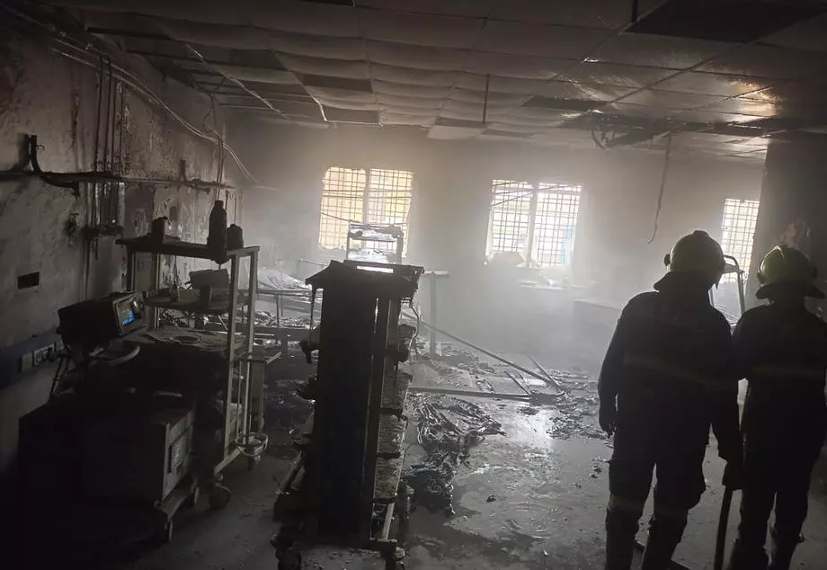 Eleven patients die after a fire broke out in the ICU unit in the hospital in Ahmednagar, India