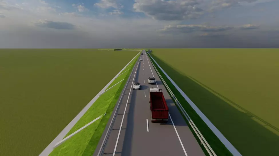 Autostradă cu o bandă pe sens în Suceava