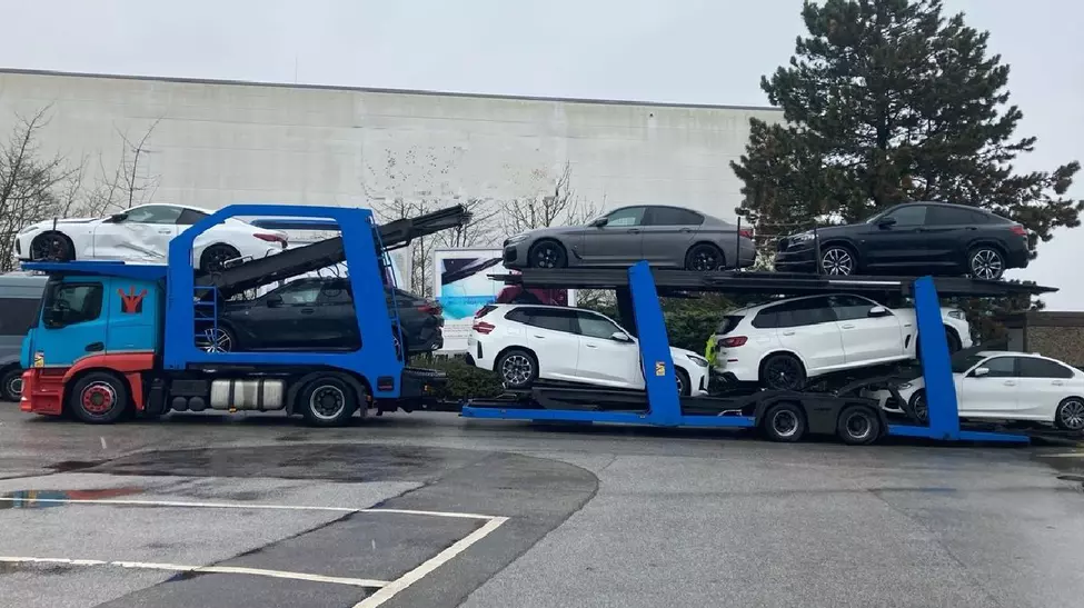 Camion românesc scos din circulație în Germania
