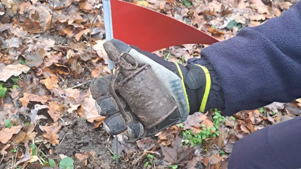 Grenadă ofensivă descoperită în Botoșani