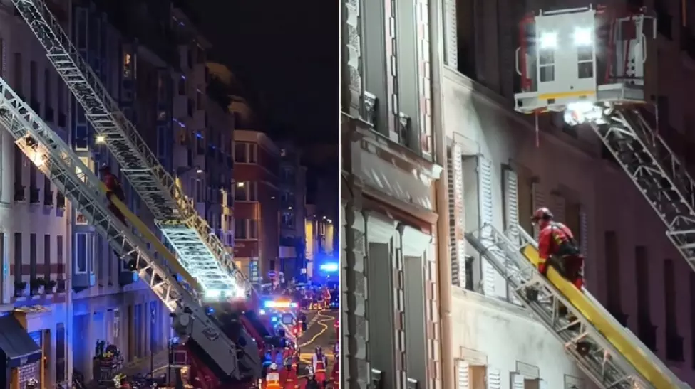Prăbușire apartament în Paris: 20 de răniți