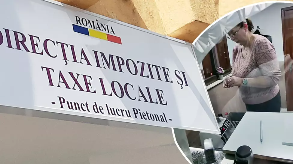 Impozit achitat cu 5 kilograme de monezi