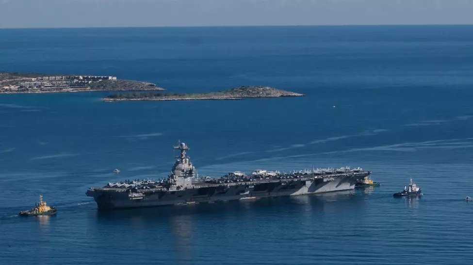 USS Gerald R. Ford se îndreaptă spre Orientul Mijlociu