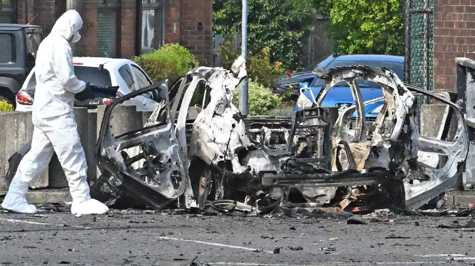 Explozie la o secție de poliție din Belfast