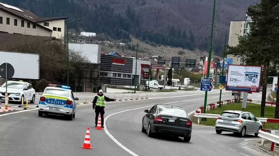 Trafic aglomerat pe DN 1, direcţia Braşov – Bucureşti