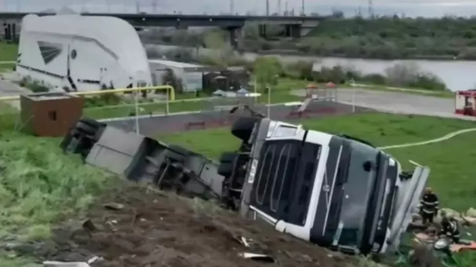 Accident mortal cu TIR de oi în Năvodari