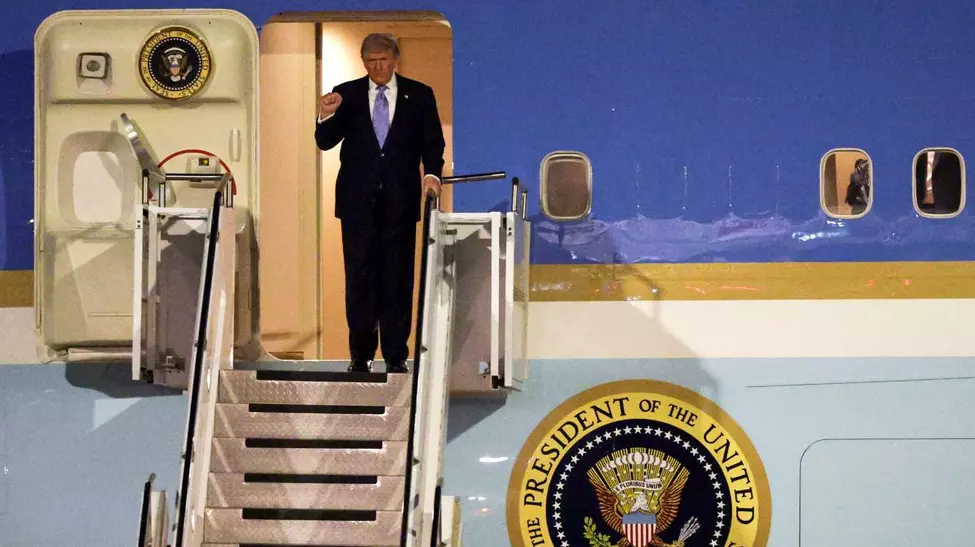 Trump a ajuns în China pentru întâlnirea cu Xi Jinping